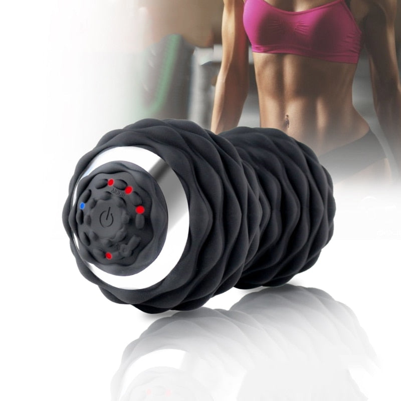 peanut vibrating massage ball VEVOR Vibrating Peanut Massage Ball, Electric Double Lacrosse Massage  Roller with 4 Intensities, Rechargeable Deep Tissue Massage Ball for Muscle  Pain main image 1