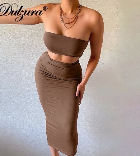 Bodycon Tube Skirt Set